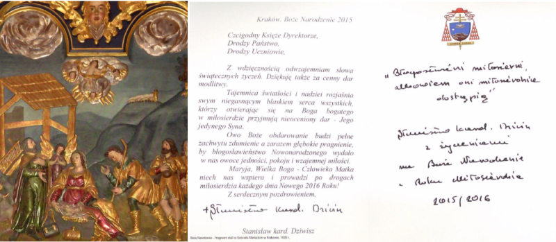 kartka od kardynala